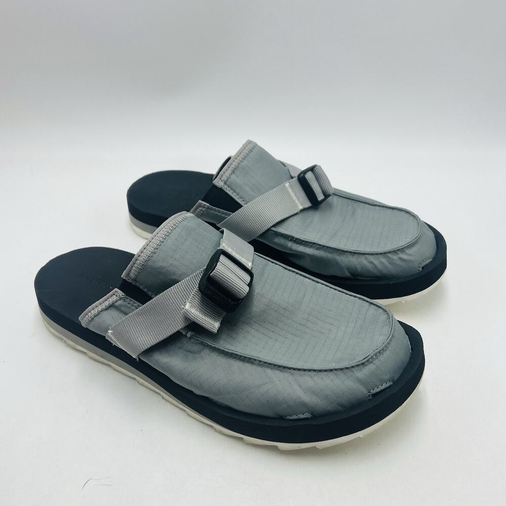 Merrell Unisex 9.5 (43.5) Alpine Clogs Gray Slip On Adjustable Strap Gorpcore